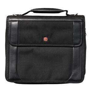 Wenger Multi-Function Presentation Folio Black Zippered Business Padfolio